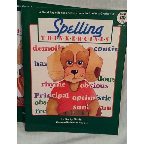 Homeschool Lot Grade 4 to 8 Workbook Spelling Reading Resource Thinkercises - Picture 2 of 9